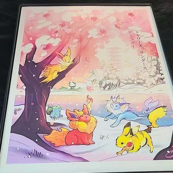 Pokemon Framed Canvas Art - Picture 3 of 3